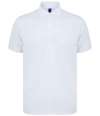 H465 Henbury Recycled Polyester Piqué Polo Shirt White colour image